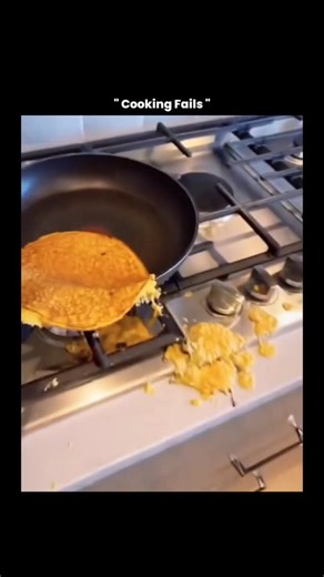 Explainer® on Instagram: "This video highlights a common but dangerous kitchen phenomenon: a sudden flare-up caused by oil or fat coming into contact with high heat or an open flame. When cooking oils are overheated, they can reach their flash point, releasing vapors that ignite instantly and create a fireball like the one seen here. This often happens when water is added to hot oil or when food with moisture is dropped into a pan containing overheated oil—water rapidly turns to steam, splashing