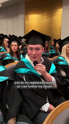 And we're so excited for all of you 🫶 We asked some of our nursing, paramedicine and health management grads why they chose the health industry and how they felt about graduating 👏 #StudentLife #study #NursingStudent #ParamedicineStudent