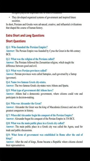 History Class 6 Chapter 2 | History Class 6 Chapter 2 Question Answer | PTB