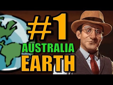 Civ 6: Australia Gameplay [True Start Earth Map] Let’s Play Civilization 6 as Australia | Part 1