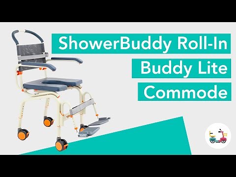 How to use ShowerBuddy Roll-In Buddy Lite Commode