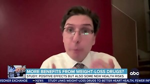 1.9K views | MORE BENEFITS FROM WEIGHT-LOSS DRUGS: A new study suggests drugs like Ozempic and Wegovy could have the potential to help with dozens of other health concerns. But, there are risks. ABC's Rhiannon Ally explains. | World News Now | Facebook
