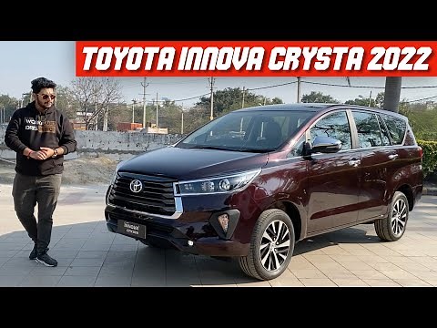 Innova Crysta 2022 - Detailed Walkaround with On Road Price, Safety, Dimensions
