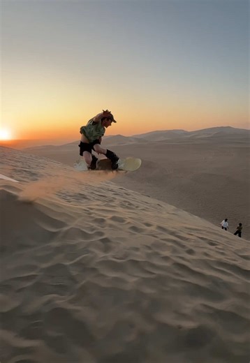 Experience Sandboarding at Huacachina Oasis in Peru