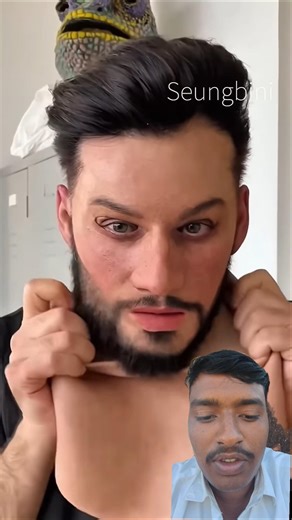 Realistic silicone face mask #funny