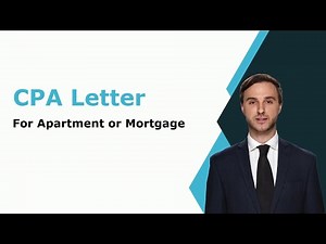 CPA Letter For Apartment Rental Or Home Mortgage