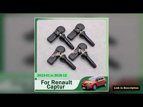 For Renault Captur Clio IV Kangoo II Lodgy Logan TPMS Tire Pressure Monitor System 4pcs 407001628R