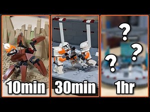 I Built Three Of Commander Cody's Best Clone Wars Moments As LEGO Star Wars Mocs In 10min 30min 1hr!