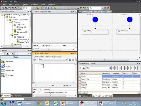 Exercise 06 NewMask KeyFunctionEditor - Carel 1Tool Tutorial