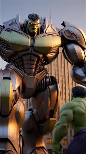 Hulk vs Giant Robot 🤖💥 Ultimate Battle | AI Animation | Epic Short