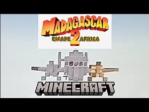 Madagascar 2 Escape to Africa plane crash Minecraft Version