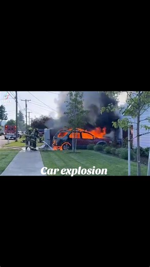 Car Fire Incident Caught on Camera