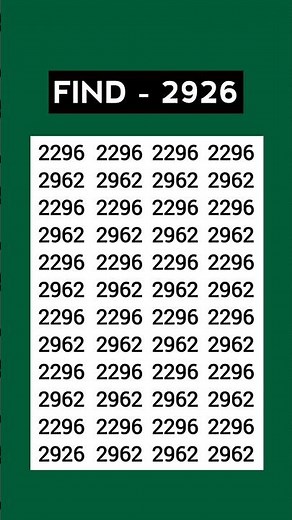 ASMR Eye Test 👁️ | Find 2926 Hidden Fast! | Most Relaxing Focus Challenge #Shorts