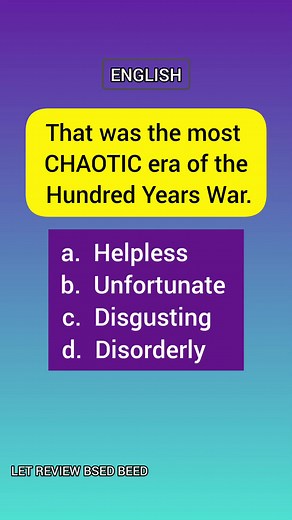 11K views · 199 reactions | English Word. | LET Review -BSEd/BEEd 2025 | Facebook