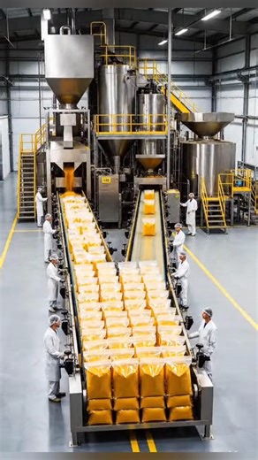 🧼🌕 Clean, Pure & Bright | Automatic Turmeric Powder Factory | AI Video