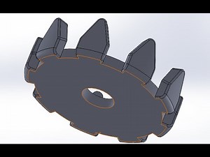 Diseño de alternador con SolidWorks parte 2 Núcleo de rotor