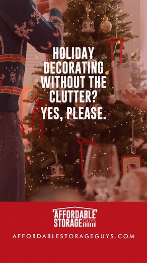 Make room for the tree, the lights, and all the cozy holiday vibes by storing your off-season items with Affordable Storage Guys. 📦 Store fall décor 🛋️ Move extra furniture out of the way 🎁 Create space for hosting holiday magic Secure. Simple. 24/7 Access. Storage Units. Get organized before the holiday rush hits at affordablestorageguys.com. | Affordable Storage Guys Greeneville Rose Ln