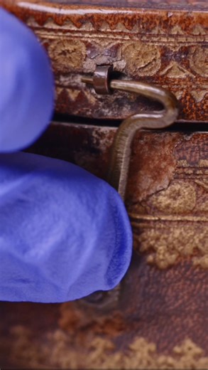 Victoria and Albert Museum on Instagram: "Don’t try this at home! The gloves are on as Angus Patterson, Senior Metalwork Curator at the V&A, unboxes a mysterious and highly toxic object - a 17th-century vomit-inducing antimonial cup. Watch the full film on our YouTube channel to find out the properties of antimony, who used it and why rogue doctors in the 17th-century recommended it for purging the body of a huge variety of ailments."