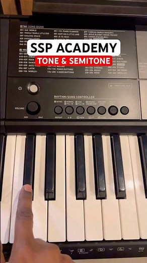 Tone & Semitone Explained on Piano 🎹 | Easy Music Theory Lesson #musicschoolofindia #musictheory