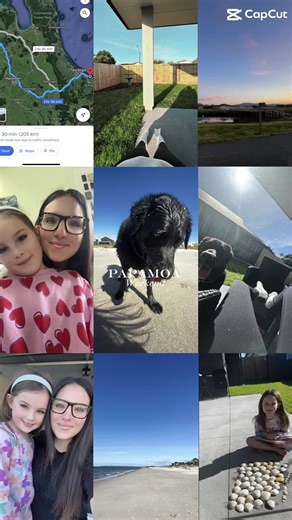 Took my niece away for the weekend ❤️☀️🌊 #foruou #2023 #papamoabeach #family #happiness #beautiful