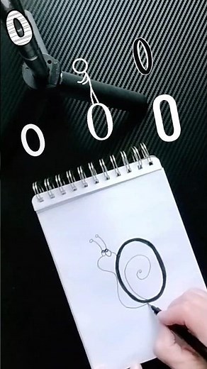 How To Draw The Number Zero | Drawing A Picture Of Zero