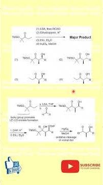 Enolate formation Multistep Challenge