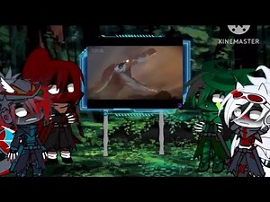 Jurassic World React to Tyrannosaurus Rex and Spinosaurus Vs Indominus Rex and Giganotosaurus Gacha