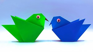 Easy Origami Bird Instructions 列 Paper Craft Origami Bird #PaperBird #OrigamiBird #PaperCraft | Craft & Decorations | Facebook