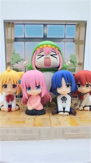 봇치 더 록! 굿 스마일 컴퍼니 러버 마스코트 결속 밴드 4인 세트 BOCCHI THE ROCK! G.S.C RUBBER MASCOT KESSOKU BAND 4 SET