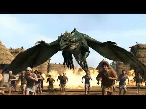 Epic Dragon Flying Animation Compilation – Cinematic VFX Footage