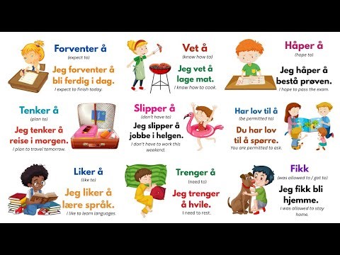 40 viktige norske modalverb | Snakk norsk i hverdagen