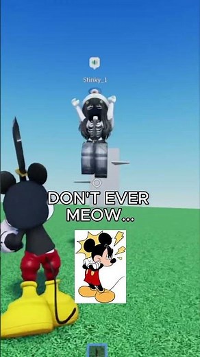 Trolling as Mickey in Voice Chat 🤣 #roblox #mickeymouse #funny