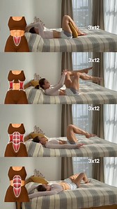 Lazy girl workout in bed. Save now & do later 💫 👉 Try Home Pilates in the BetterMe app: https://bttrm.co/HomePilates_Workout | BetterMe