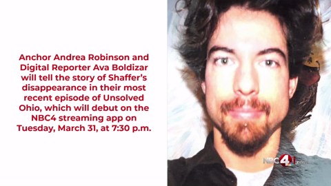 NBC4 to air one-hour look at Brian Shaffer’s disappearance to recognize 20 years