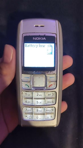 Nokia 1600 battery low