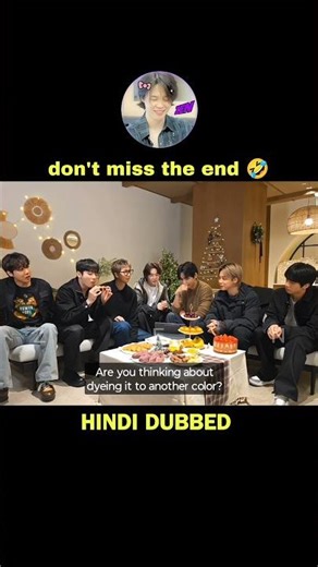 don't miss the end 🤣 Hindi dubbed #bts