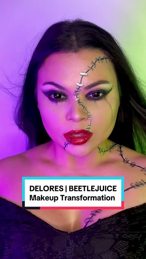 Delores from Beetlejuice Makeup Transformation Tutorial