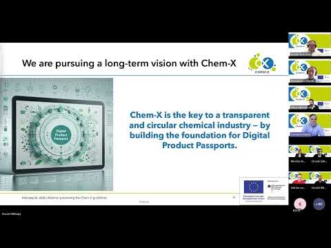 Content guidelines as a foundation for a Chemistry Digital Material Passport (DMP) - Webinar