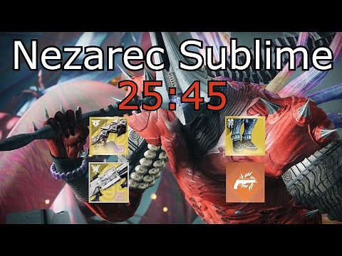Pantheon: Nezarec Sublime Speedrun in 25 Minutes and 45 Seconds (World Record)
