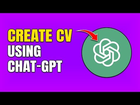 How To Create CV in ChatGPT (Full Guide)