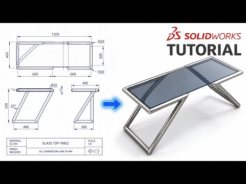 Learn SolidWorks by Designing This Amazing Table Model