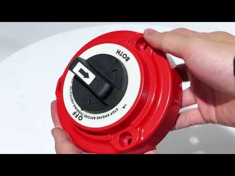 Car Dual Battery Selector Switch 300A 6 -32V 4 Position