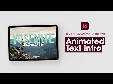 Learn how to animate text behind an image in Adobe InDesign
