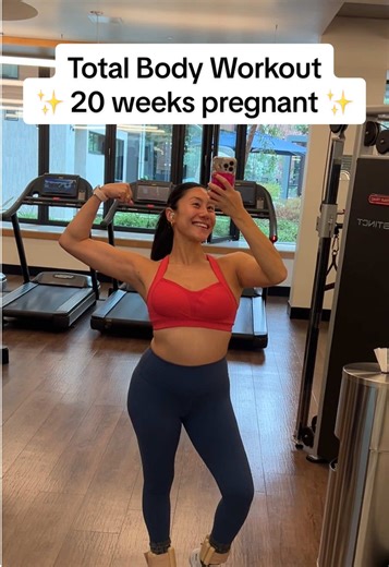 Save for your next workout! 💪🏼🤰🏻 These exercises are amazing for anyone looking to build total body strength while having fun! #workout #workoutideas #strengthtraining #pregnant #coachmichellehong