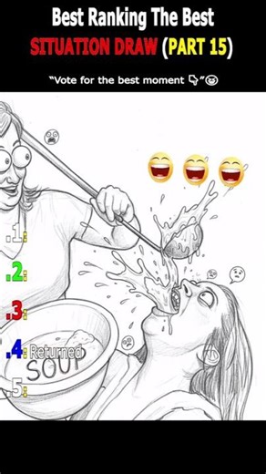 Best Ranking The Best 🤣 SITUATION DRAW PART 9 Top 5 viral 👀