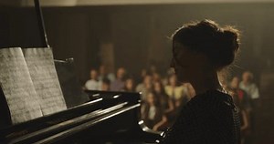 Footage Female Pianist Plays Beautiful Grand Stock Footage Video (100% Royalty-free) 1104062165 | Shutterstock
