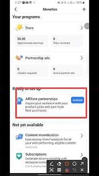 Facebook Affiliate Partnerships Setup