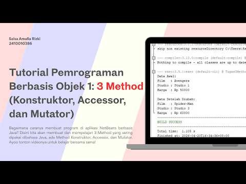 Tugas3 Method (Pemrograman Berbasis Object 1) - Belajar apa itu Method