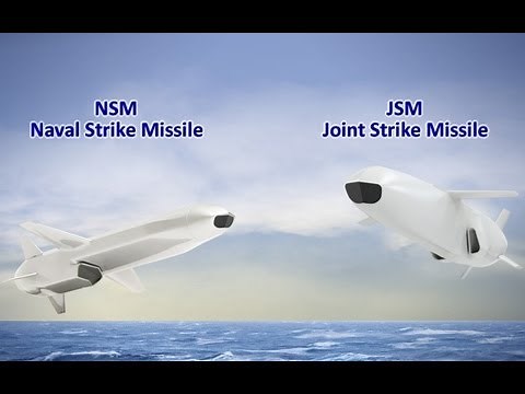 Kongsberg NSM Naval Strike Missile and JSM Joint Strike Missile at DSEI 2013