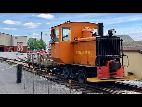 Ancient Plymouth Locomotive, Percy, Thomas The Tank Engine & Steam Trains In Strasburg Pennsylvania!